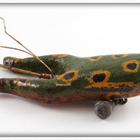 Pflueger Weedless Floating Meadow Frog Lure With Belly Weight 