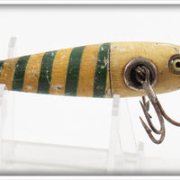 The Charmer Minnow Co White & Green Charmer Minnow Lure