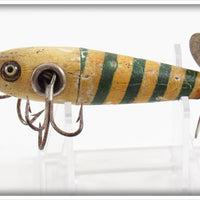 The Charmer Minnow Co White & Green Charmer Minnow ~