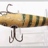 The Charmer Minnow Co White & Green Charmer Minnow ~