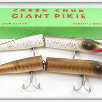 Creek Chub Pikie Scale & Silver Flash Giant Jointed Pikie Pair In Box