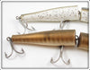 Creek Chub Pikie Scale & Silver Flash Giant Jointed Pikie Pair In One Box