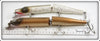 Creek Chub Pikie Scale & Silver Flash Giant Jointed Pikie Pair In One Box