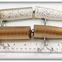 Creek Chub Pikie Scale & Silver Flash Giant Jointed Pikie Pair In One Box