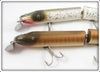 Creek Chub Pikie Scale & Silver Flash Giant Jointed Pikie Pair In One Box
