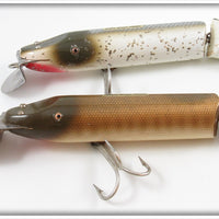 Creek Chub Pikie Scale & Silver Flash Giant Jointed Pikie Pair In One Box