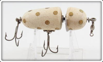 Vintage Pflueger Luminous Gold Spots Globe Lure