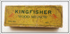 Vintage Kingfisher Minnow Empty Lure Box 2107