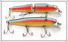 Vintage Creek Chub Rainbow Pikie & Jointed Pikie Lure Pair