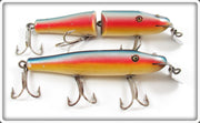 Vintage Creek Chub Rainbow Pikie & Jointed Pikie Lure Pair