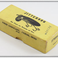 Arbogast Perch Wood Body Plastic Lip Jitterbug In Box