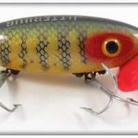 Arbogast Perch Wood Body Plastic Lip Jitterbug In Box