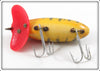 Arbogast Perch Wood Body Plastic Lip Jitterbug In Box