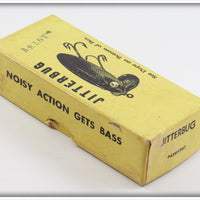 Arbogast Perch Wood Body Plastic Lip Jitterbug In Box