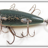 W. H. Hobbs Supply Co. Green Crackleback Bon-Net Minnow