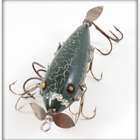 W. H. Hobbs Supply Co. Green Crackleback Bon-Net Minnow