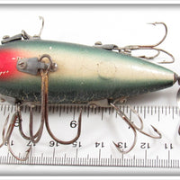 W. H. Hobbs Supply Co. Green Crackleback Bon-Net Minnow