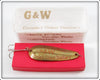 Vintage Gooderham & Worts G & W Distillery Lure In Box