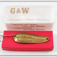 Vintage Gooderham & Worts G & W Distillery Lure In Box
