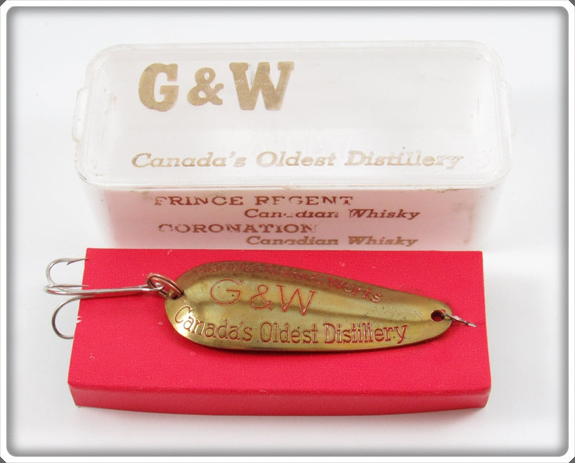 Vintage Gooderham & Worts G & W Distillery Lure In Box