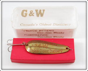 Vintage Gooderham & Worts G & W Distillery Lure In Box