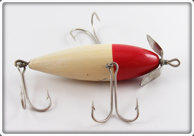 budget fishing lures Vintage Winchester Red & White Budget Minnow Lure For Sale