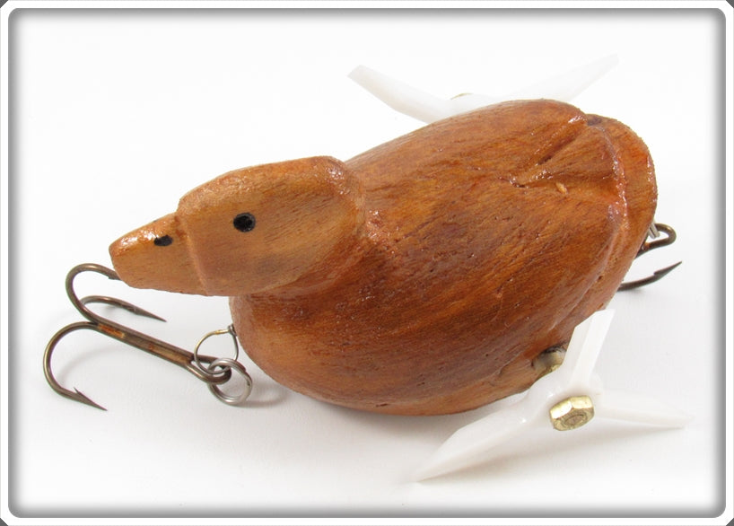 chucky duck fishing lure Vintage Chucky Duck Ltd Natural Wood Chucky Duck Lure In Box For Sale
