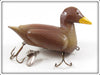 Contemporary Folk Art Brown Duck Lure