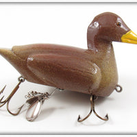 Contemporary Folk Art Brown Duck Lure