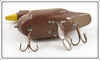 Contemporary Folk Art Brown Duck Lure