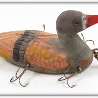 Contemporary Folk Art Five Hook Duck Lure