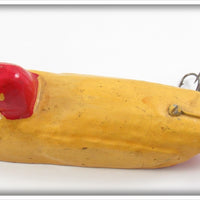 Folk Art Yellow & Red Duck Lure