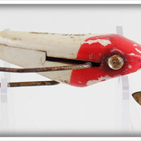 Vintage Atomic Fishing Tackle Red & White Trip Lure