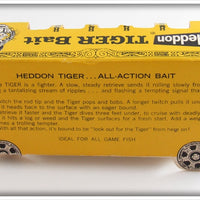 Heddon Silver Finish Deep Dive Tiger In Circus Cage Box
