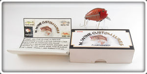 N. Wine Custom Lures Goldfish Punkinseed Lure In Box 