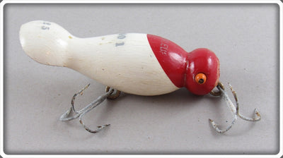 Vintage Proven Bait Co Red & White Wiggleup Lure