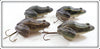 F. S. Burroughs Croaker Frog Lot Of Eight