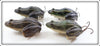 F. S. Burroughs Croaker Frog Lot Of Eight