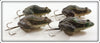 F. S. Burroughs Croaker Frog Lot Of Eight