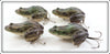 F. S. Burroughs Croaker Frog Lot Of Eight