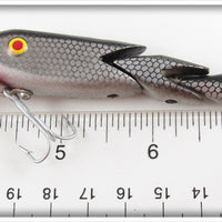 Gen-Shaw Black & Silver Scale Wiggler Lure In Box