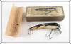 Gen-Shaw Black & Silver Scale Wiggler Lure In Intro Box