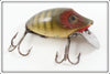Vintage Heddon Uncatalogued Natural Scale Wood Midgit Digit Lure B119R
