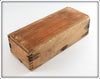 Heddon Fancy Back 150 Dowagiac Minnow Empty Wood Box