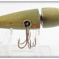 Vintage Heddon Kingfisher Grey Rotary Head Plug Bait Lure