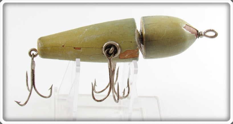 Vintage Heddon Kingfisher Grey Rotary Head Plug Bait Lure