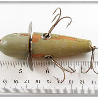 Heddon Kingfisher Grey Rotary Head Plug Bait