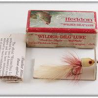 Vintage Heddon Peet's Special Trout Size Wilder Dilg In Box