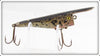 Vintage Tom Clark Black Splatter Demon Head Lure