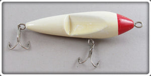 Vintage J.R. Schoonmaker Red & White Schoonie's Skooter Lure